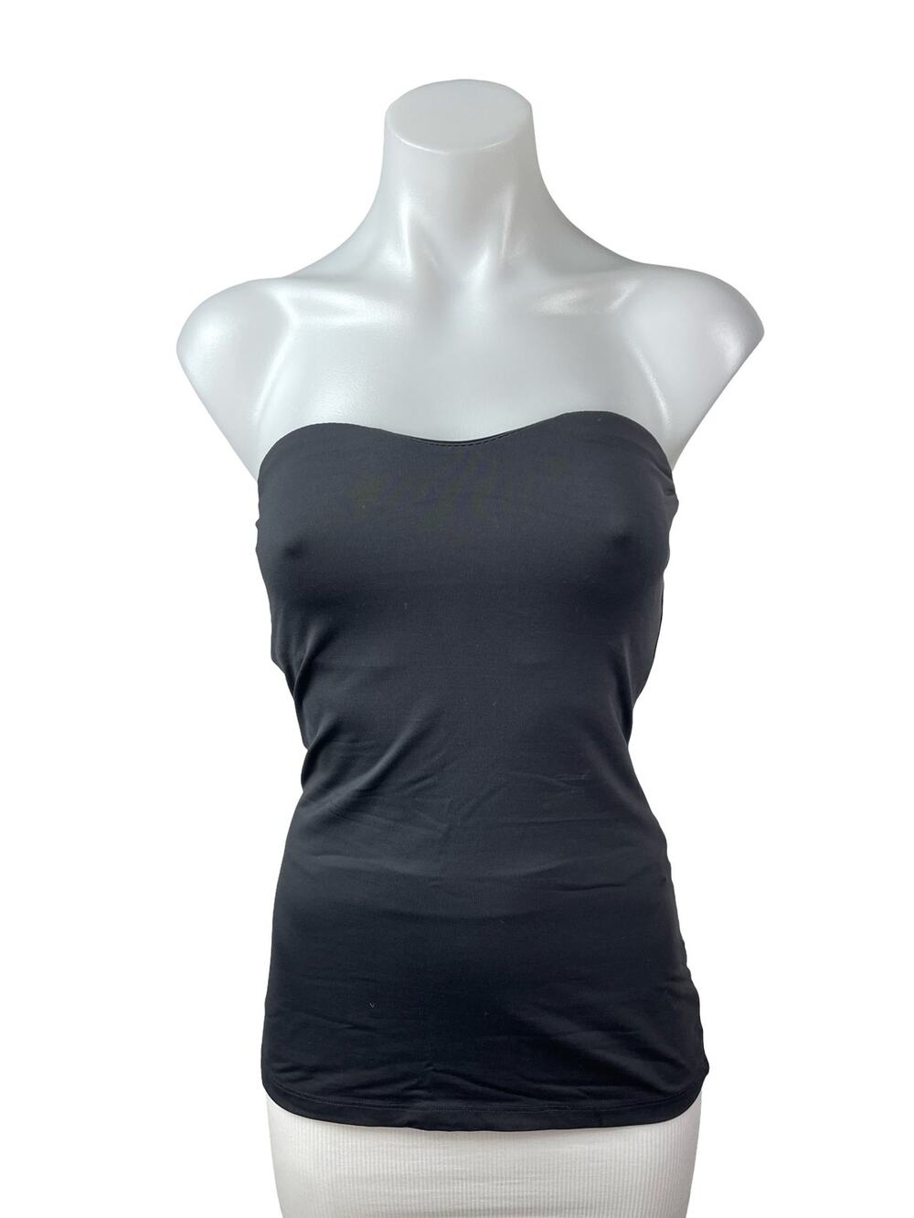Kookai Women's Black Sleeveless Sweetheart Strapless Tube Bandeau Blouse Top 2